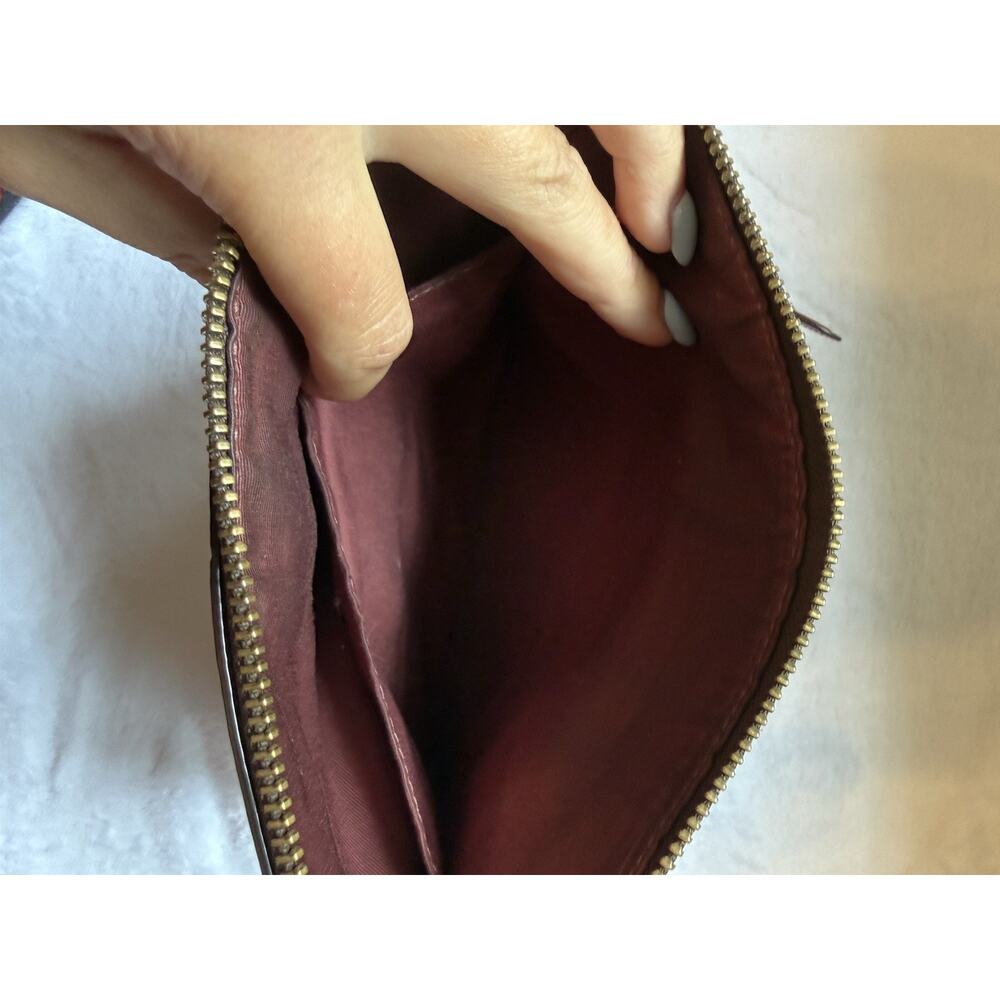 Coach Crossbody Bag Red Black Brown C2132-C1554 - Picture 6 of 10